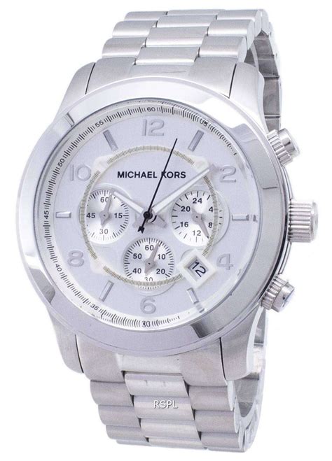 macys michael kors watch silver|Michael Kors men's watch sale.